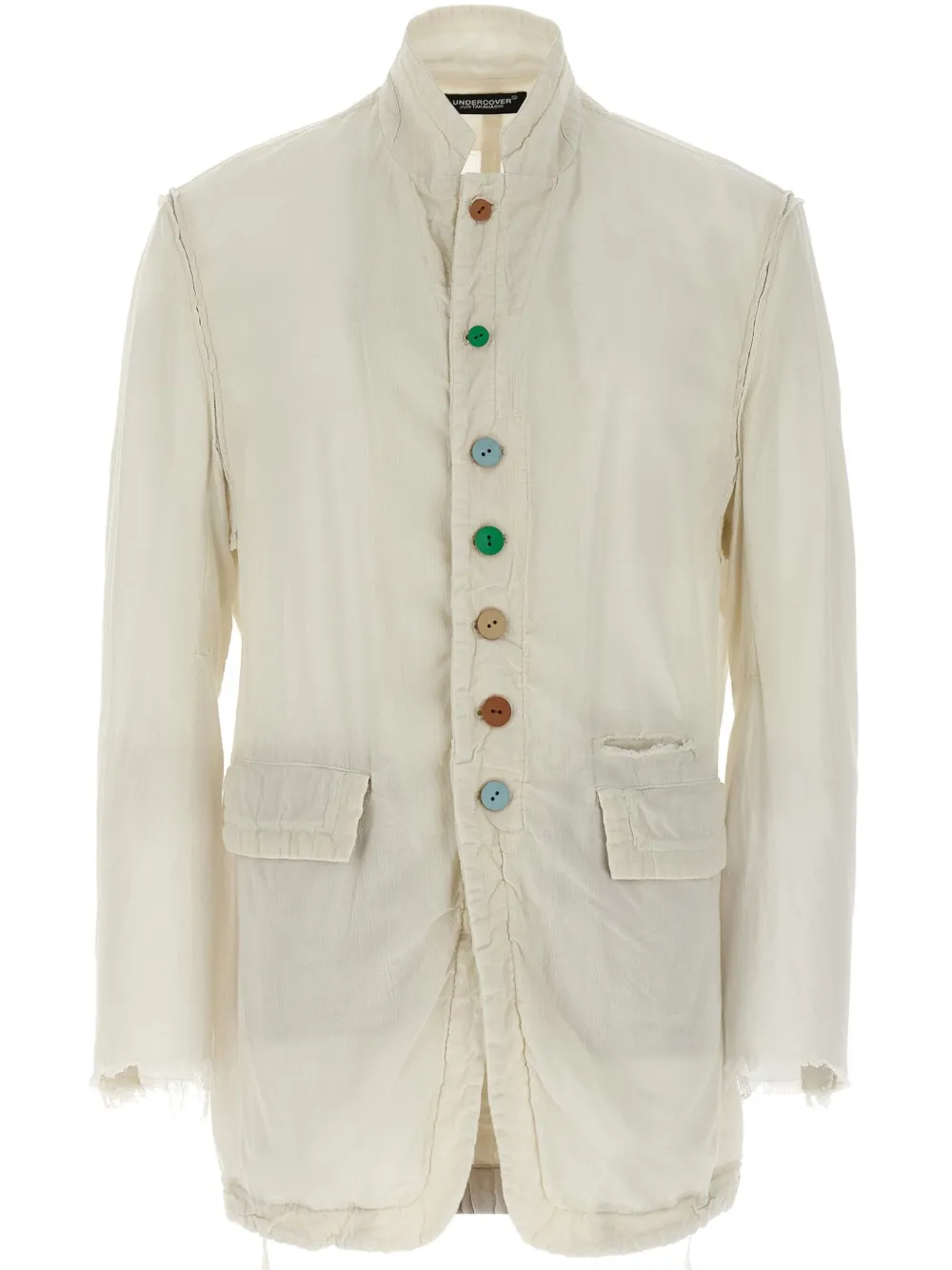 cotton-blend blazer