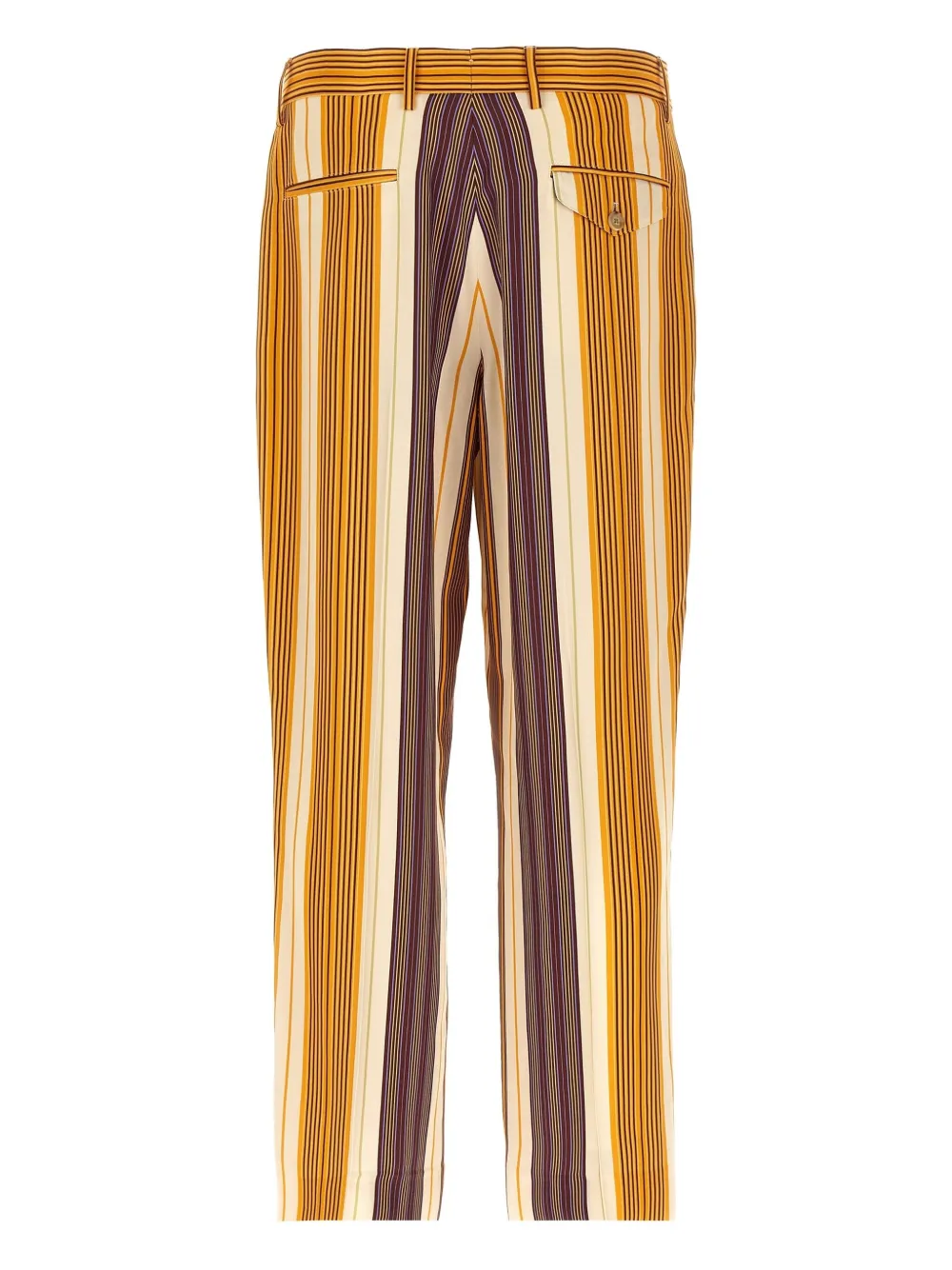 ETRO striped pants - Geel