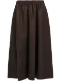 Brunello Cucinelli linen maxi skirt - Brown