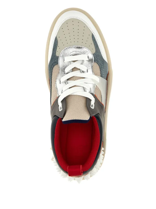 スニーカー Christian Louboutin Albatre Smoke Grey Astroloubi Sneakers Astroloubi - Sneakers - Calf leather and suede - Multicolor