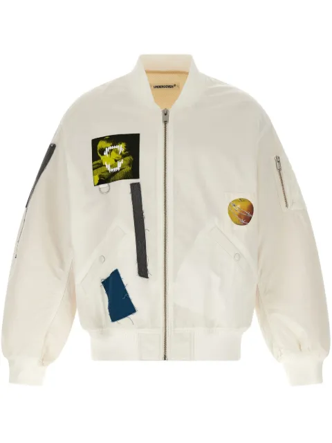 Undercover chamarra bomber con detalle de parches