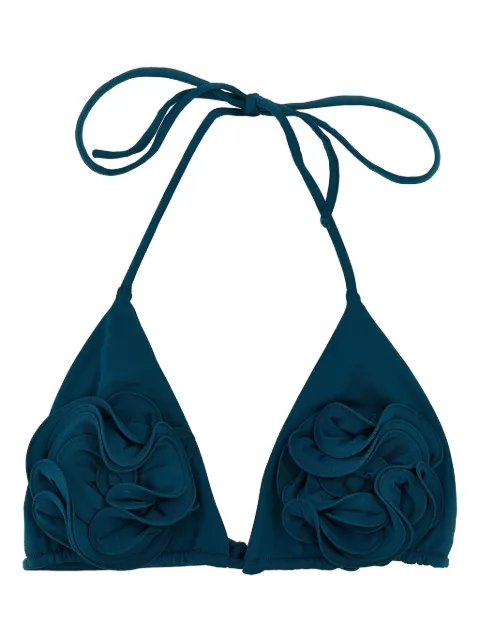 Magda Butrym haut de bikini à fleurs