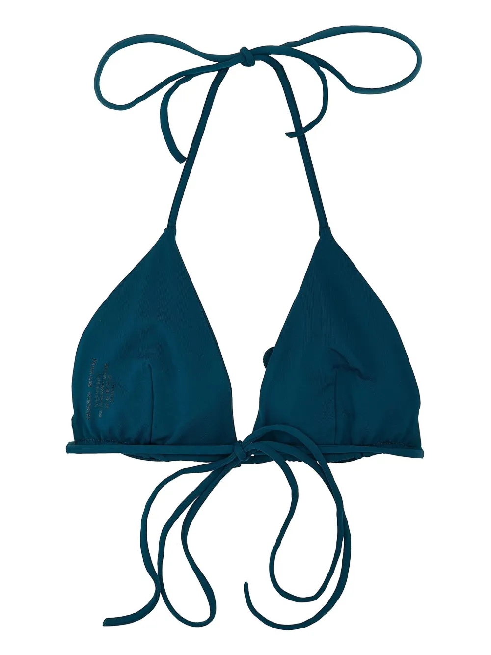 Magda Butrym flower-detailing bikini top - Blauw