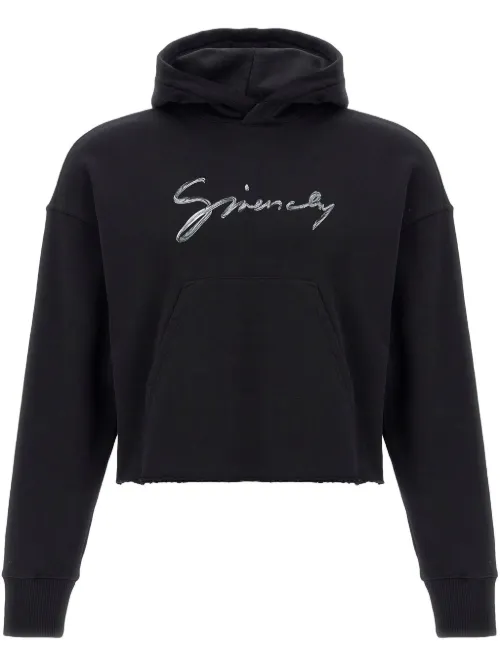 Givenchy hoodie crop - Noir - Givenchy - Modalova