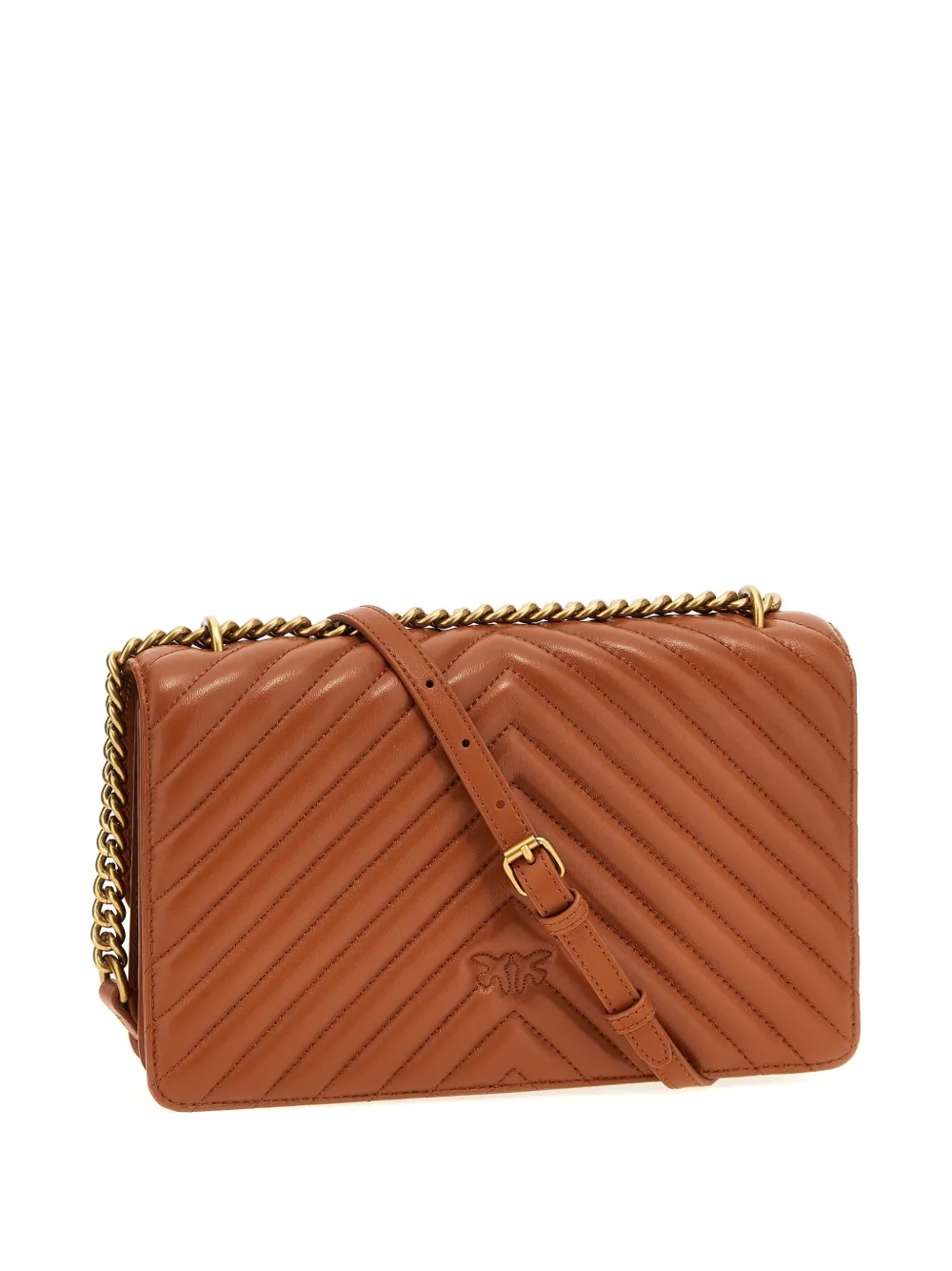 PINKO Classic Love One crossbody bag - Bruin