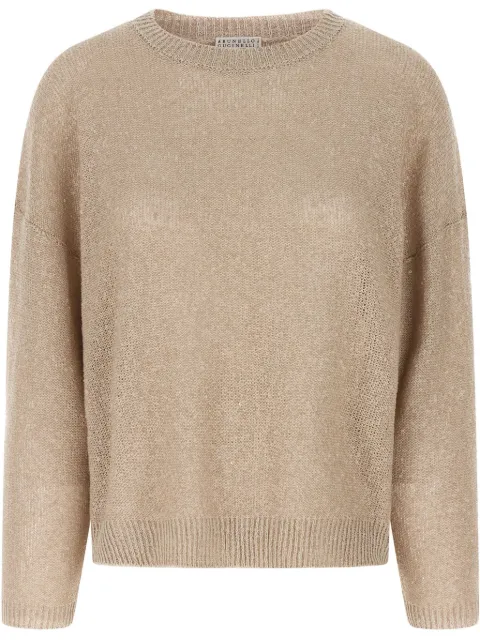 Brunello Cucinelli sequin-embellished sweater
