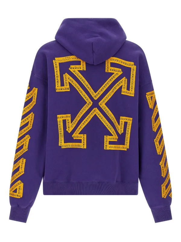【関税&送料込】Off-White Sweatshirt With Arrow Embroidery Sweatshirt with 'Arrow' symbol OFF - WHITE | Blondie Shop