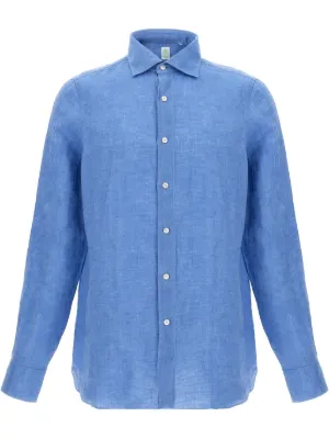 BORRIELLO NAPOLI デニムシャツ | ブルー | FARFETCH JP