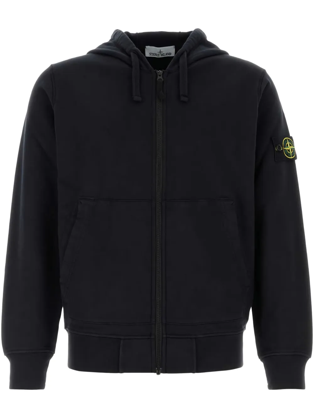 Stone Island Hoodie met Compass-logopatch Blauw