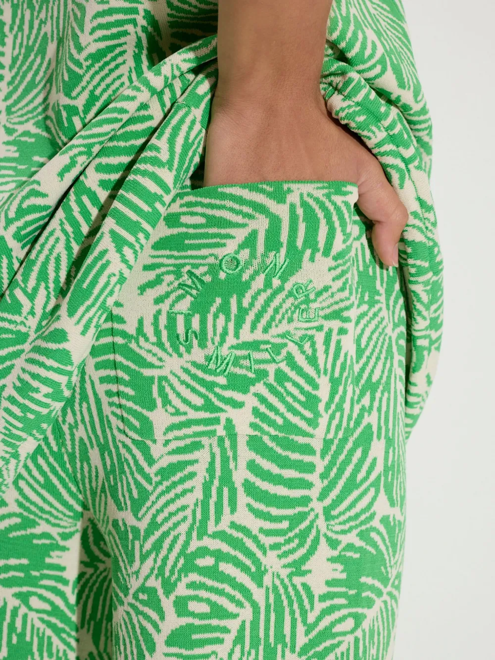 Simon Miller Gebreide By Jabber broek Groen