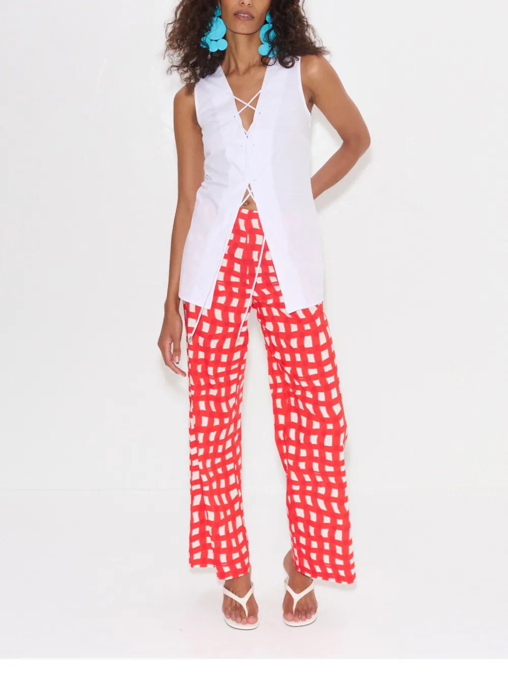 Simon Miller Pia poplin trousers - Rood