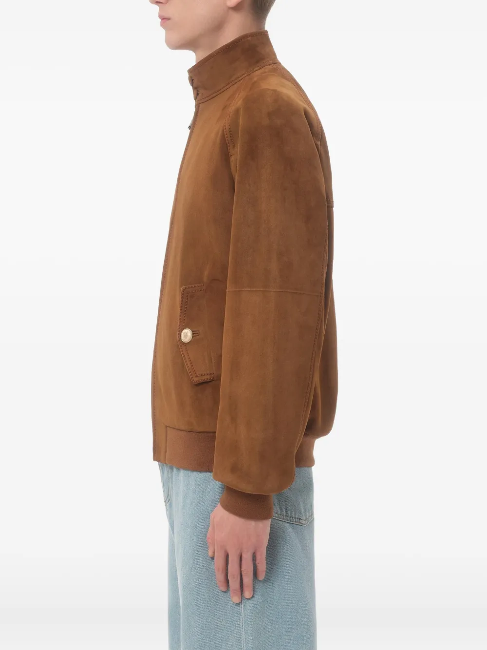 Valentino Garavani Suède jack Bruin