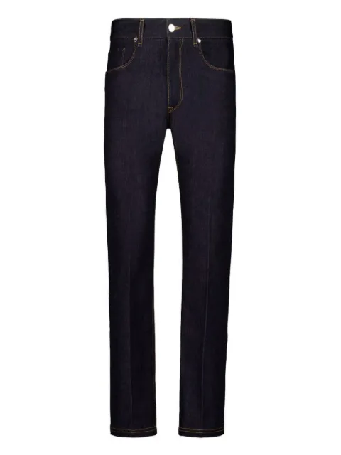 FENDI Selleria logo-embroidered jeans