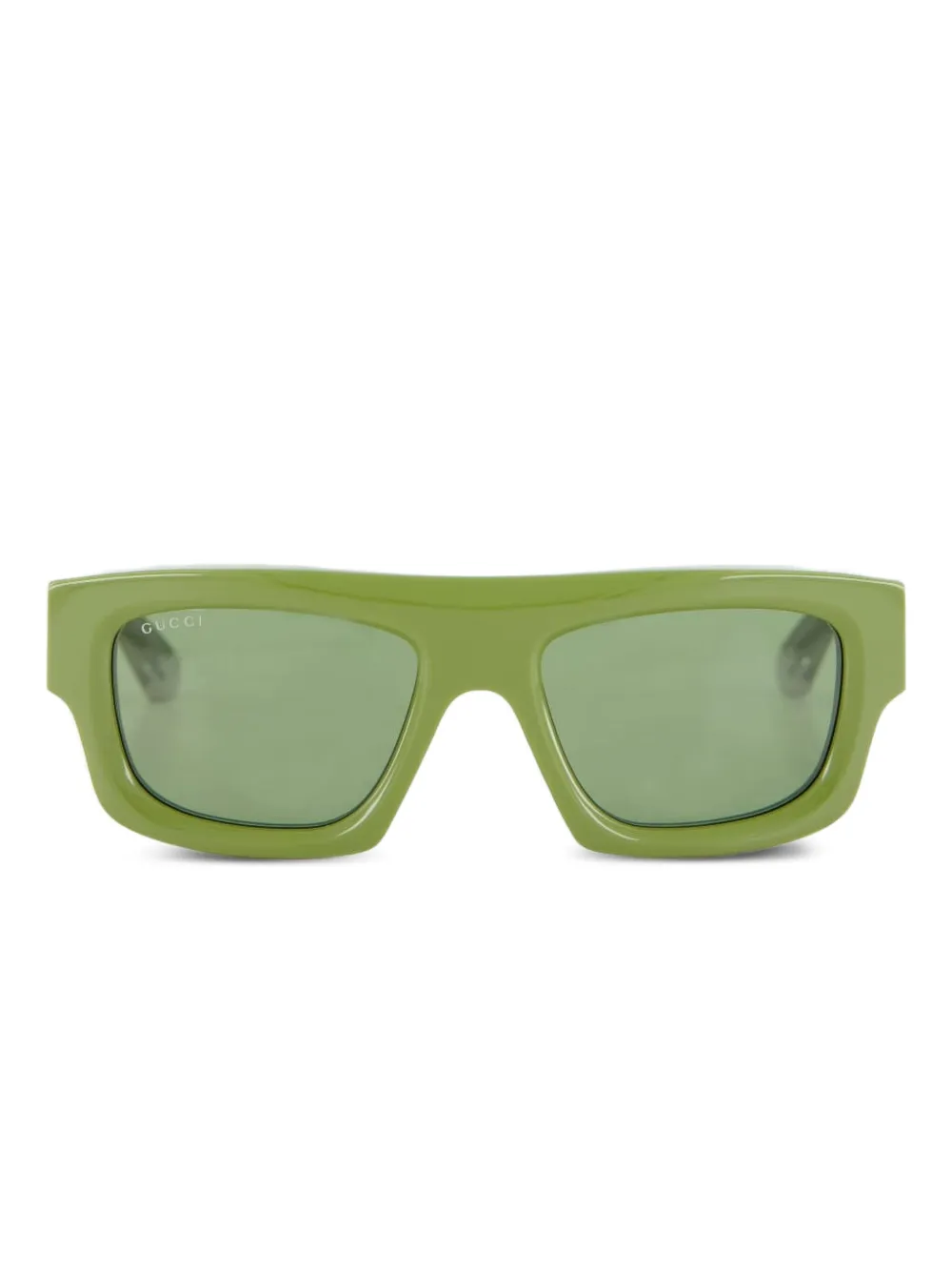 Gucci Eyewear Occhiali da sole rettangolari - Verde