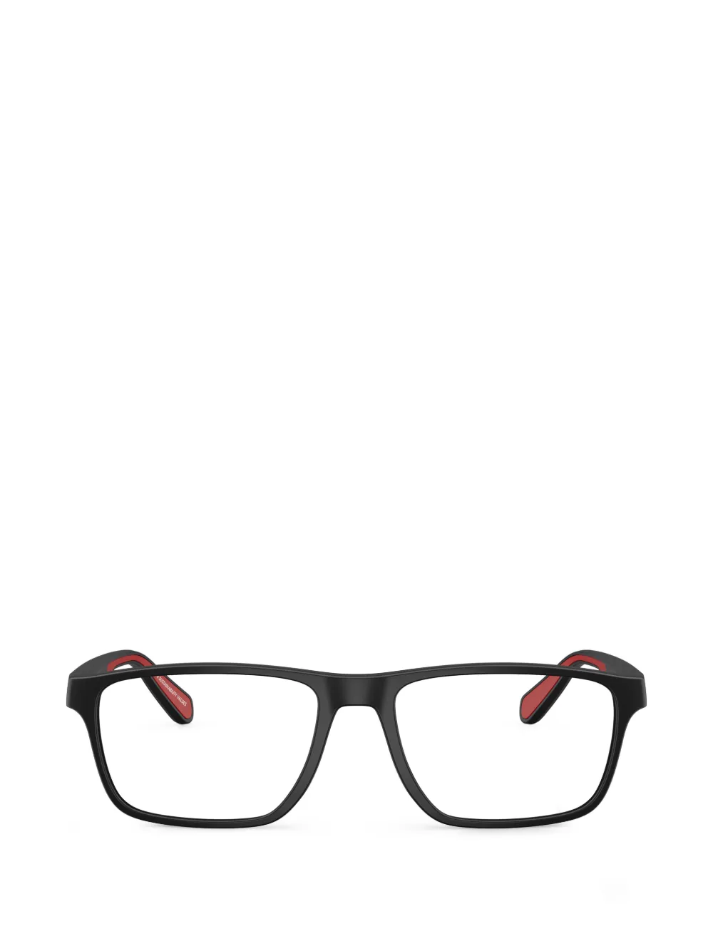 Emporio Armani rectangle-frame glasses - Nero