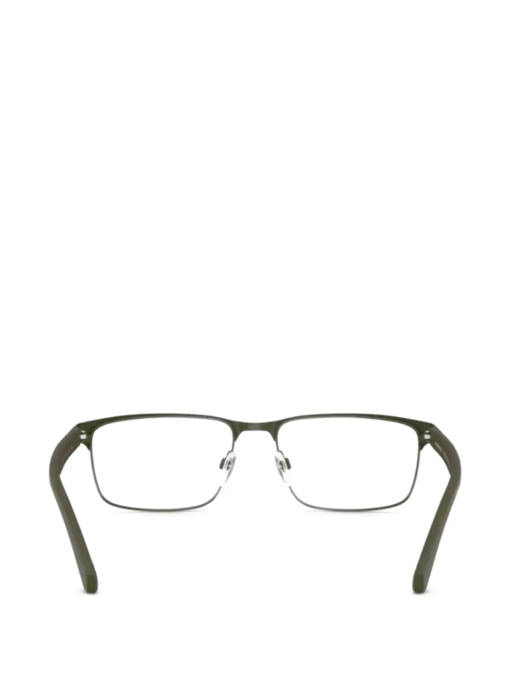 Emporio Armani Bril met rechthoekig montuur Groen