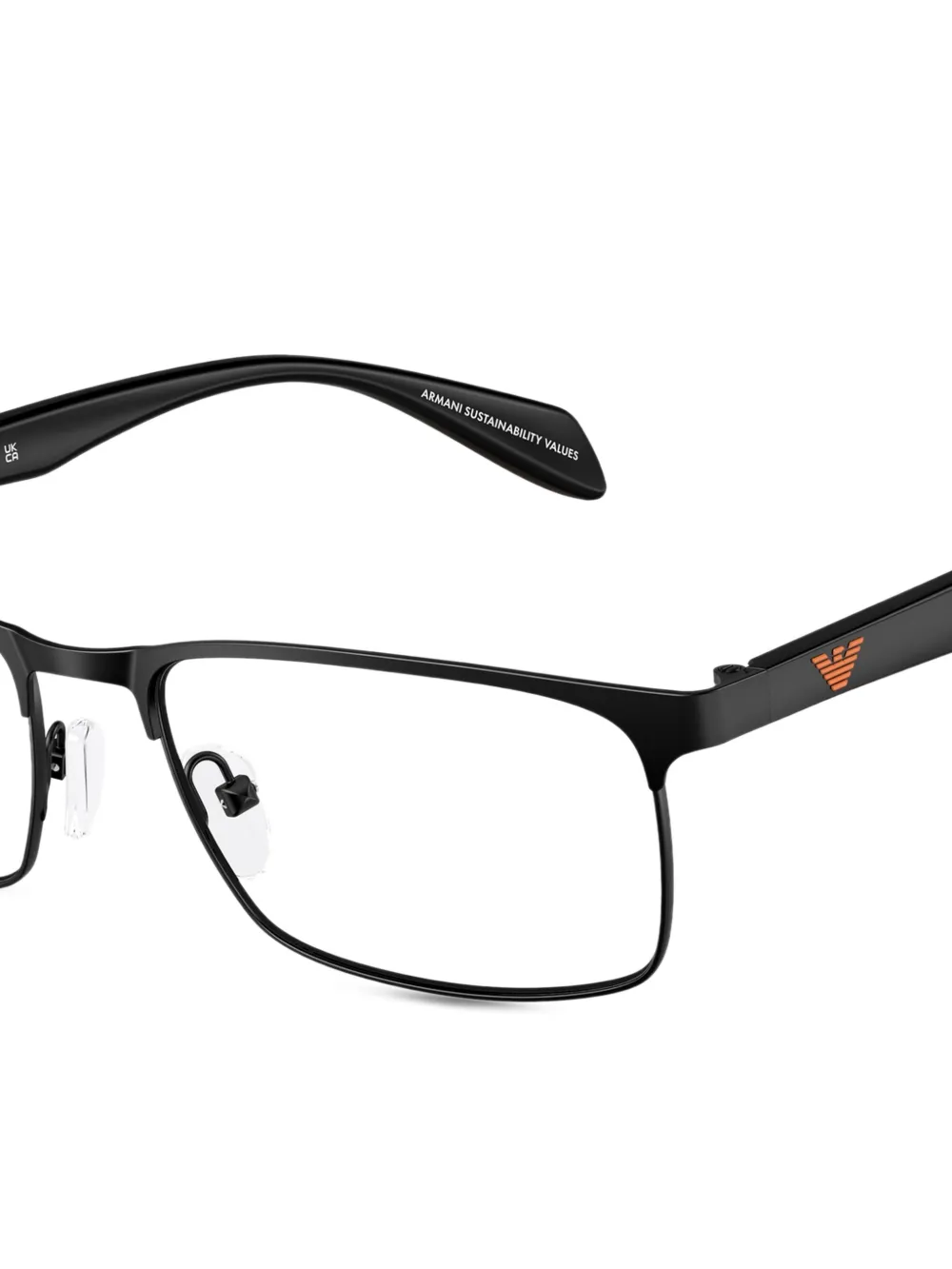 Emporio Armani lentes con armazón rectangular | Image 2