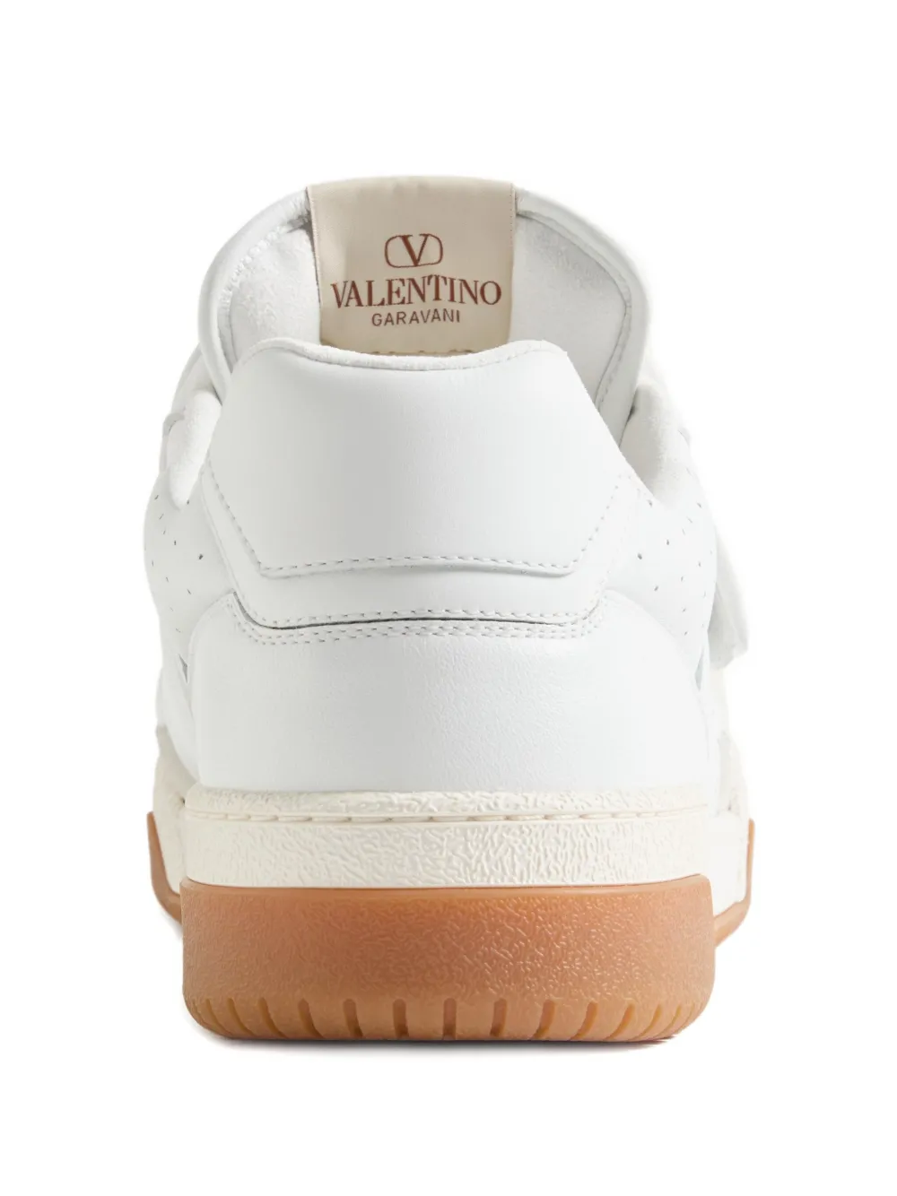 Valentino Garavani perforated strap sneakers White