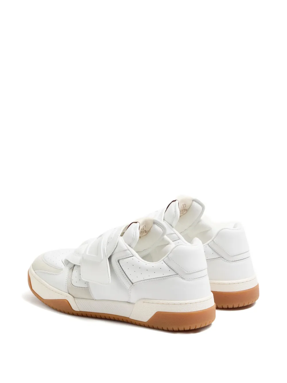 Valentino Garavani perforated strap sneakers White