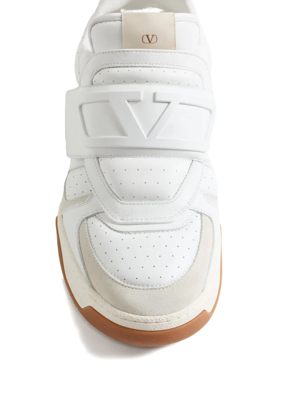 Valentino Garavani perforated strap sneakers White