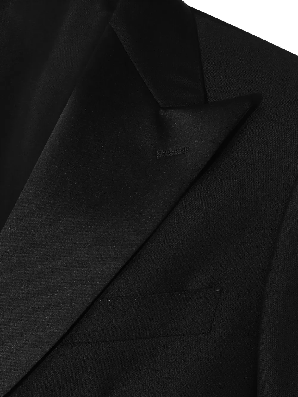 Canali Pak met dubbele rij knopen Zwart