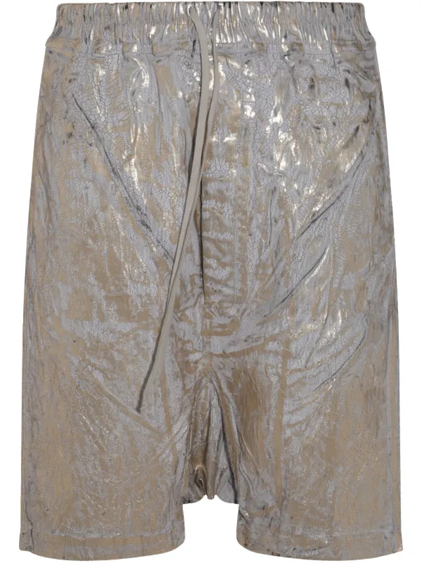 【RICK OWENS】DRKSHDW ドローストリングウエストバンドショーツ Rick Owens DRKSHDW ドローストリング ショートパンツ