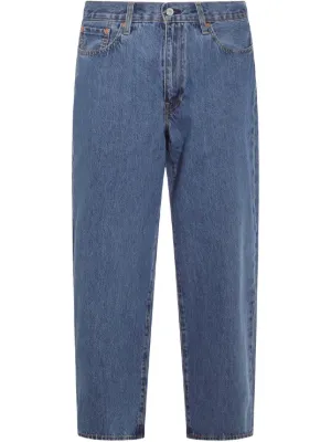 Levi's Calça Jeans Cenoura 502™ | Preto | FARFETCH BR