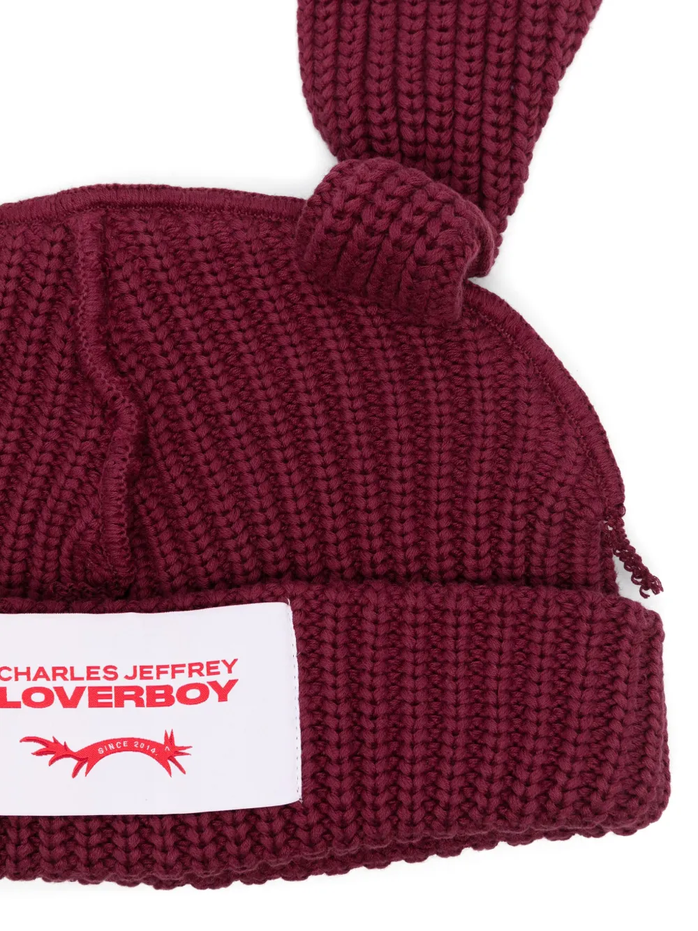 Charles Jeffrey Loverboy chunky rabbit beanie hat | Men | Image 2