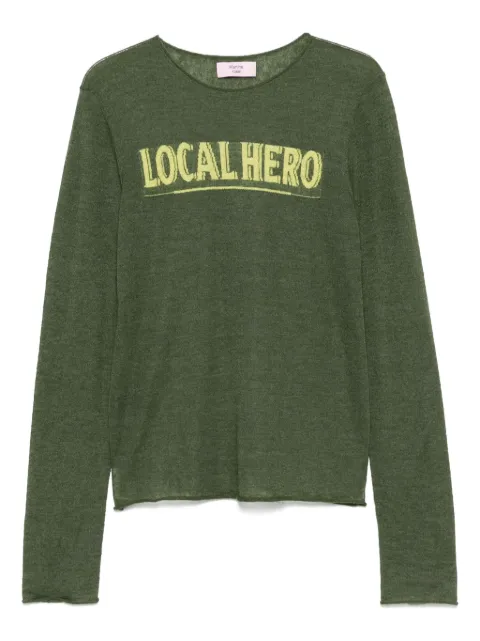 Martine Rose logo-intarsia sweater