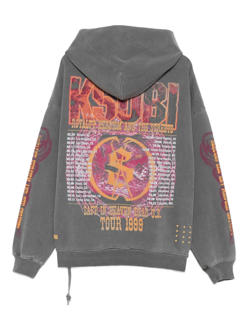 Ksubi text-print hoodie Grijs
