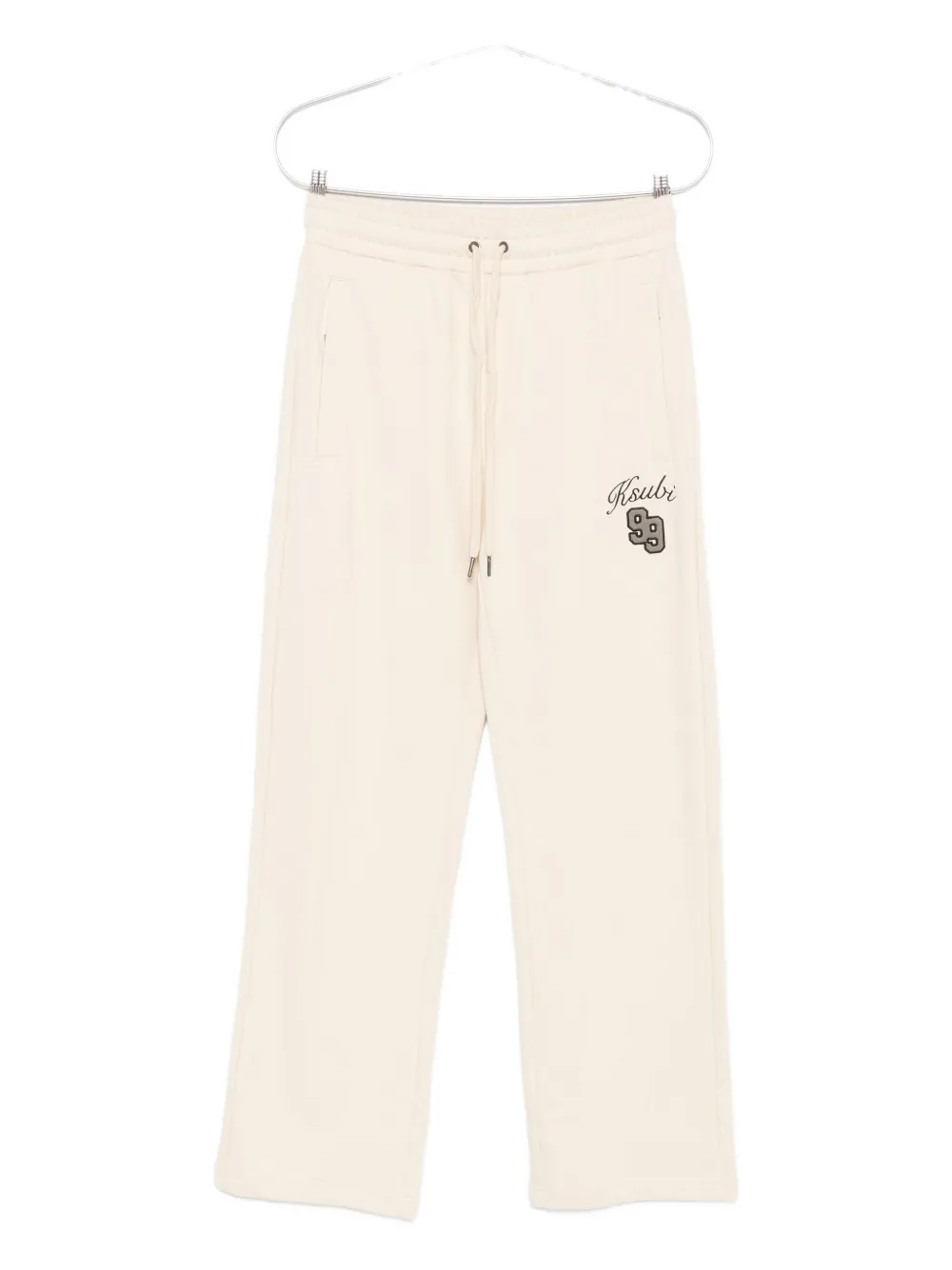 Ksubi Playoff Synthesis logo track pants Beige