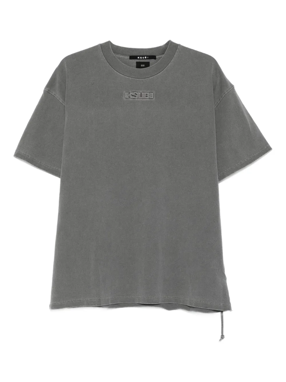 Ksubi logo-embroidered T-shirt | Grey | Image 1