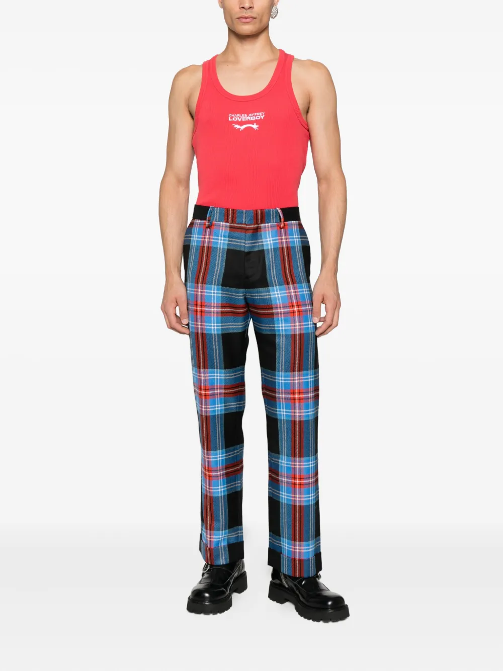 Charles Jeffrey Loverboy logo ribbed tank top | Vests & Tank Tops | Image 2