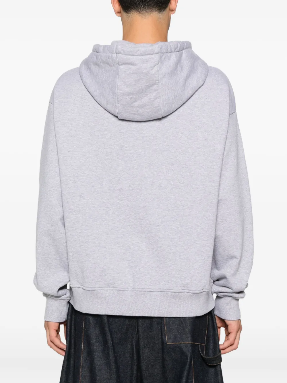 Charles Jeffrey Loverboy Barbarian-patch hoodie Grijs