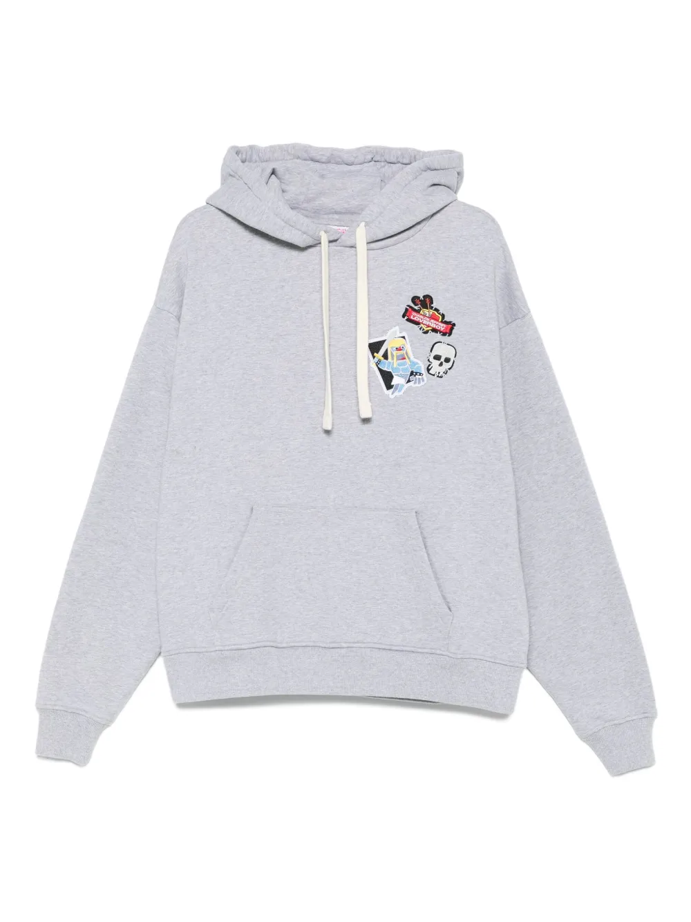 Charles Jeffrey Loverboy Barbarian-patch hoodie | Grey | Image 1