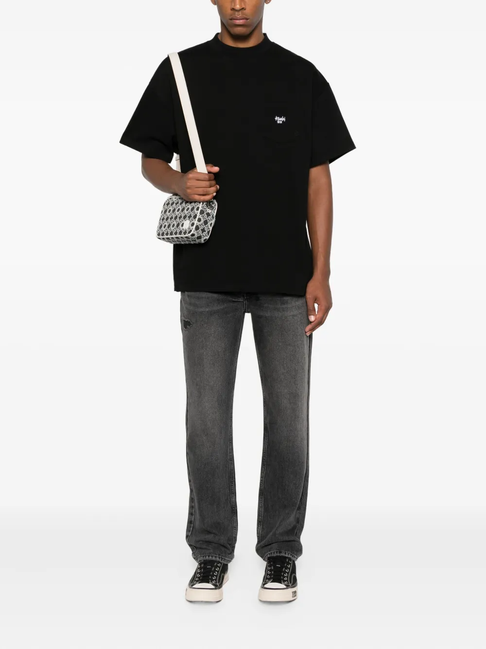 Ksubi Ekcess pocket-detail T-shirt Zwart