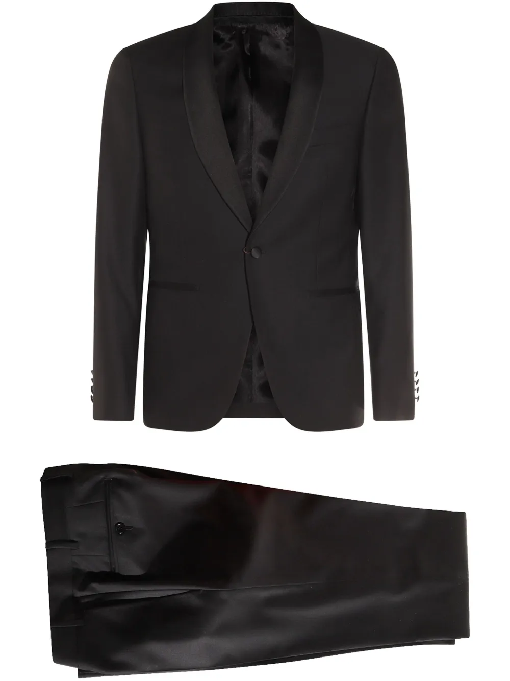 Canali traje con botones | negro | Image 1