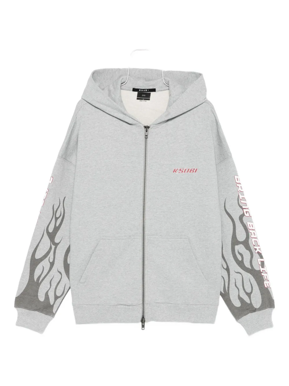 Ksubi zip-up hoodie Grijs