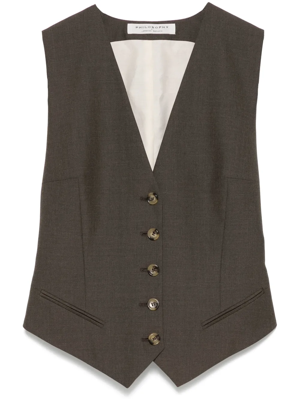 V-neck waistcoat