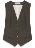 Philosophy Di Lorenzo Serafini V-neck waistcoat - Brown
