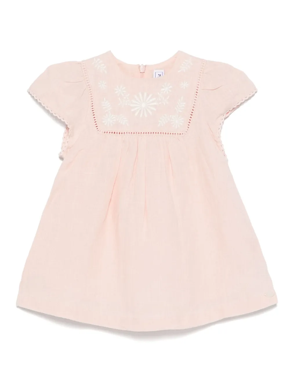 Image 1 of Tartine Et Chocolat floral-embroidery dress