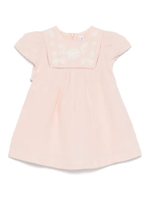 Tartine Et Chocolat floral-embroidery dress