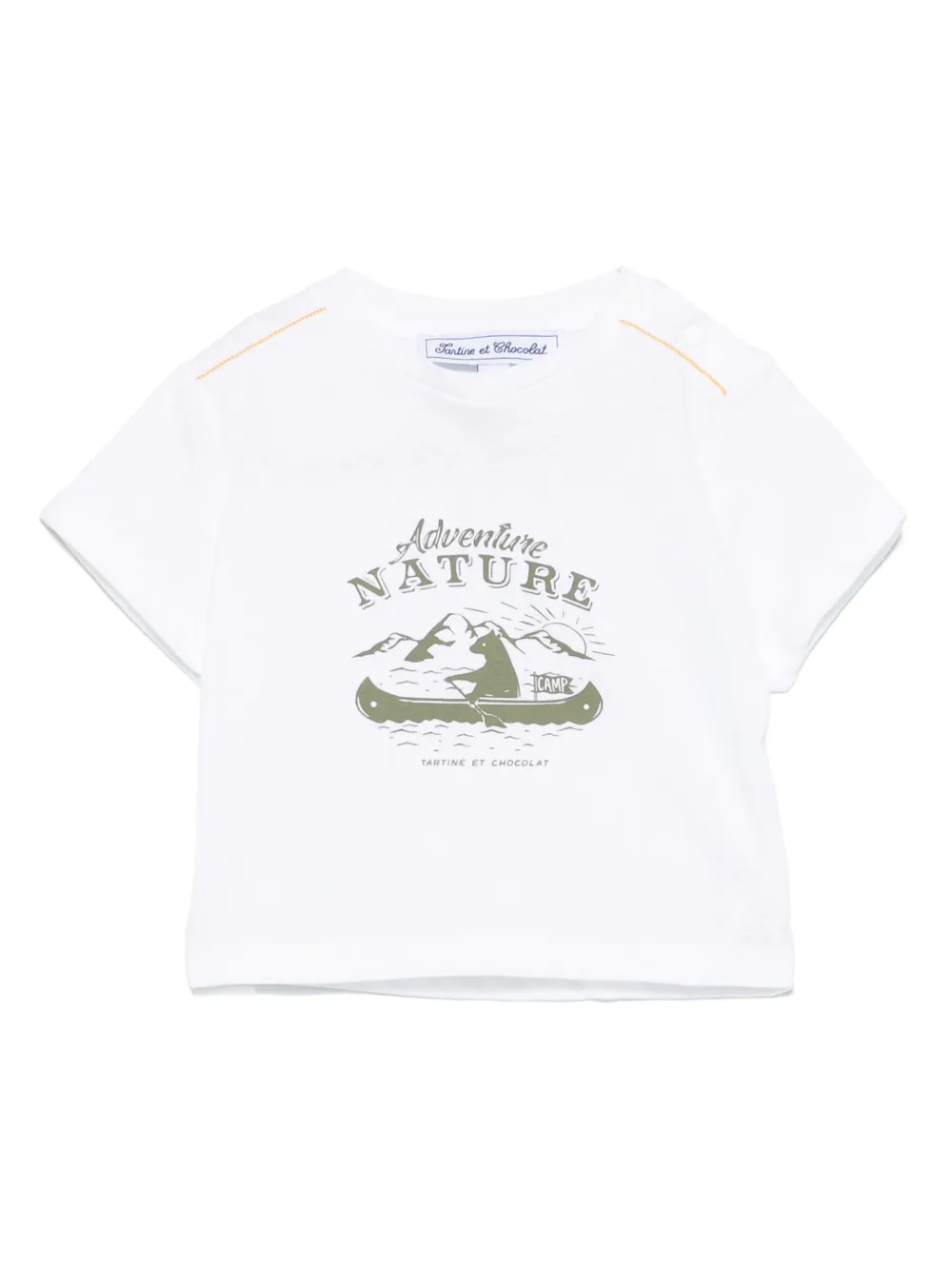 Tartine Et Chocolat playera estampada | blanco | Image 1