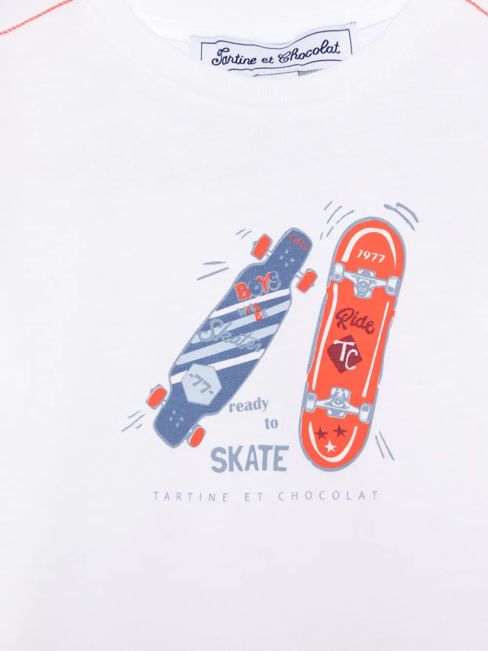 Tartine Et Chocolat City Aventure T-shirt Oranje