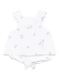 Tartine Et Chocolat embroidered shorts set - White