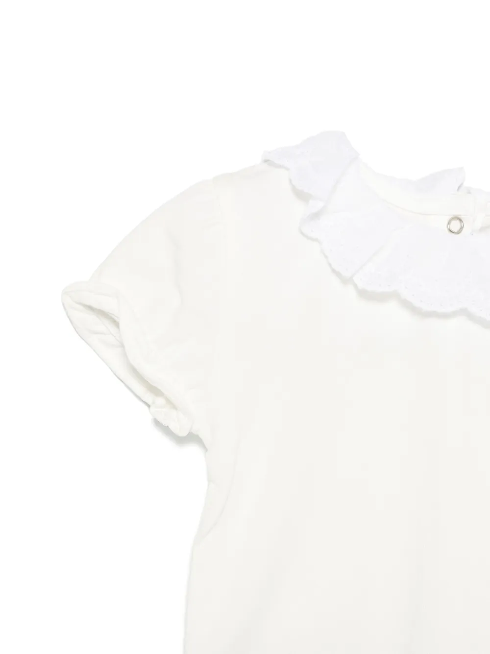 Tartine Et Chocolat Romper met geborduurd detail Wit