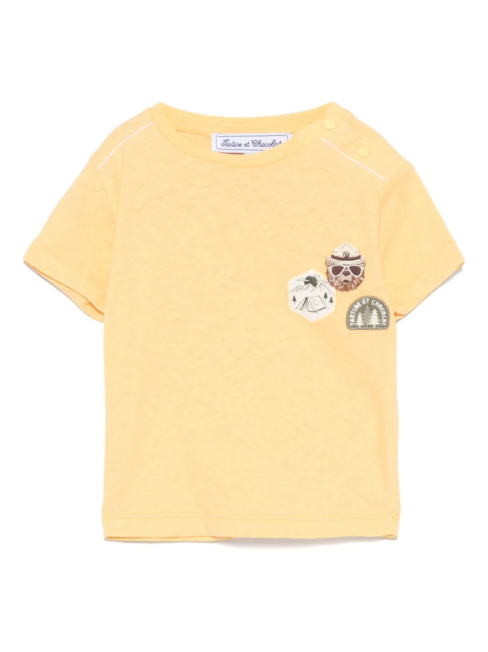 Tartine Et Chocolat playera con bordado | amarillo | Image 1