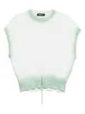 Fabiana Filippi gradient-detail vest - Green