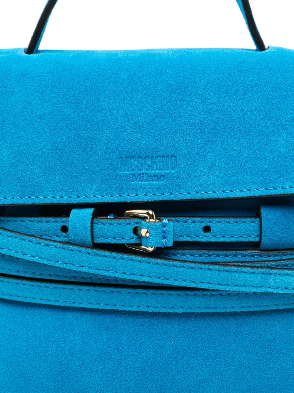 Moschino Kleine Tie Me shopper Blauw