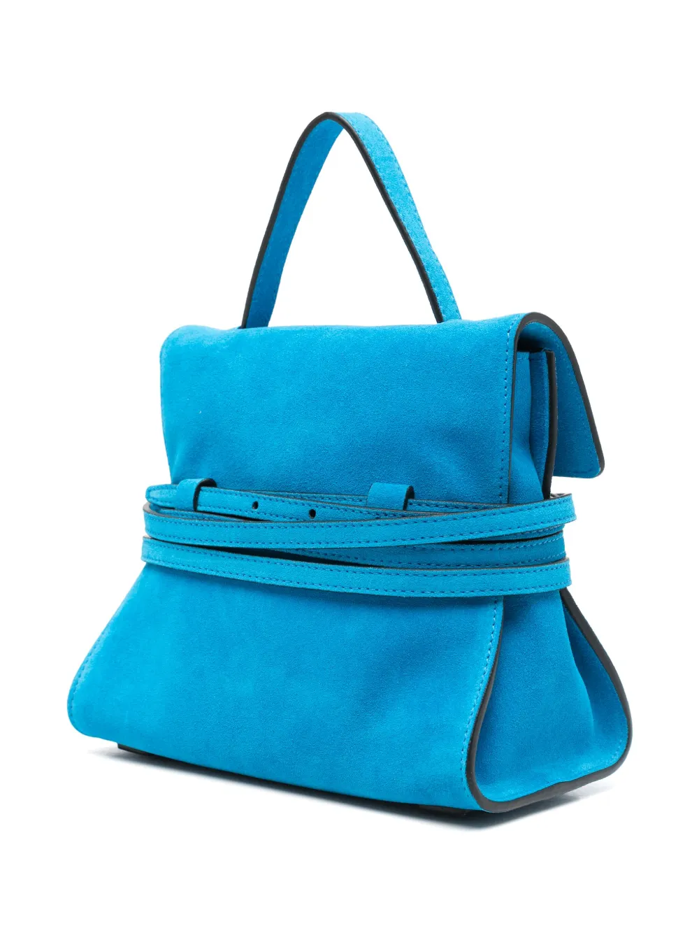 Moschino Kleine Tie Me shopper Blauw